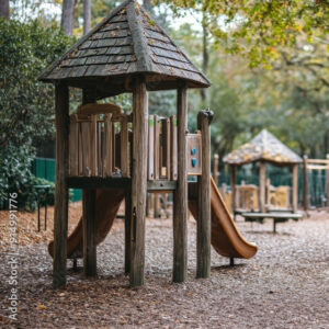 Spielplateau mit Walmdach
